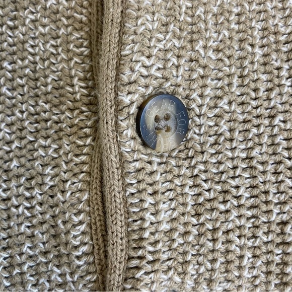 Vtg Gear for Sports 1/4 Button-up Knit Grandpa Sweater ‘Notre Dame’ Logo Sz L - Picture 12 of 16